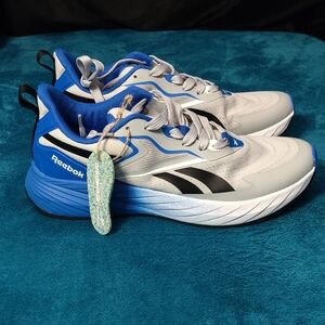 Reebok Verse Blue Gray Black White Running Sneaker Athletic Men’s Size 10.5